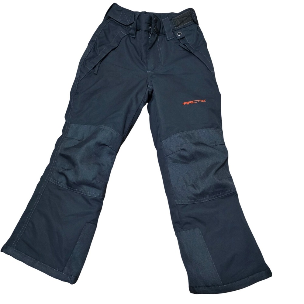 Arctix Kids Ski Snow Pants Gray Insulated Waterproof Outdoor Adventure Size XS‎